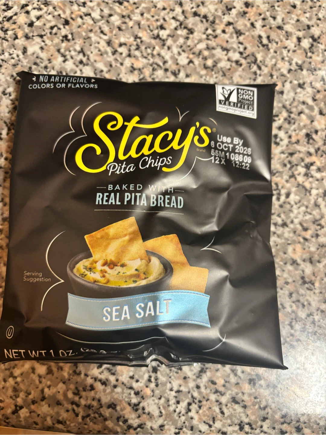 🏈Stacy's Sea Salt Pita Chips 1 oz