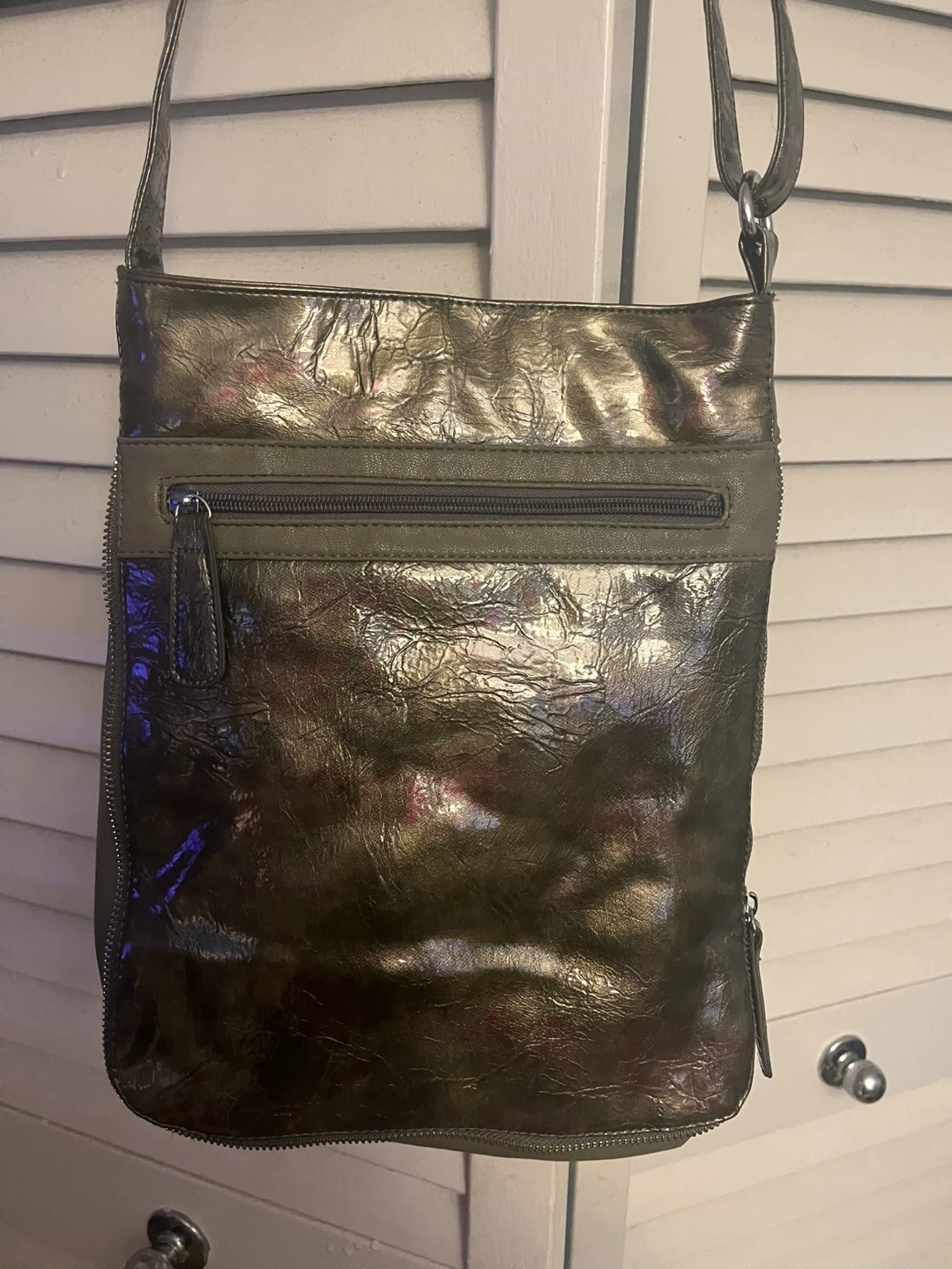 Metallic Bronze Crossbody Bag - photo 2