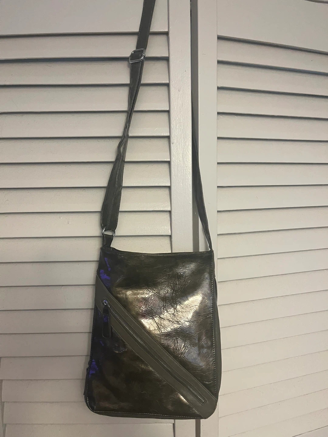 Metallic Bronze Crossbody Bag - photo 3