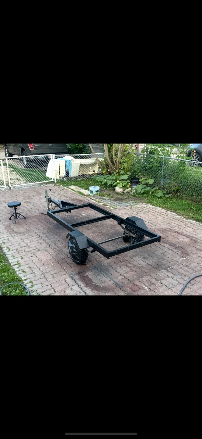 Custom utility trailer frame I’ll sacrp tomorrow morning - photo 2