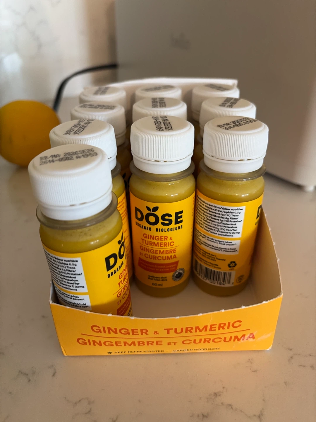 Dose Organic Ginger & Turmeric Shots