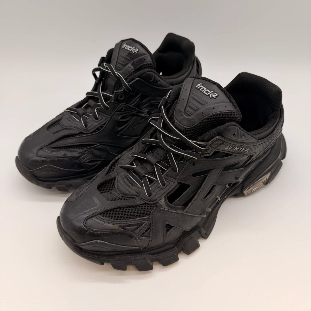 Balenciaga Track 2 Sneakers Black Size 13 US - photo 2