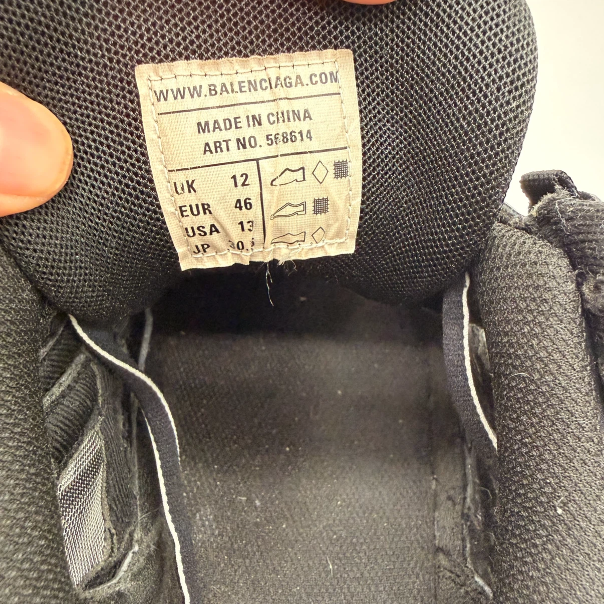 Balenciaga Track 2 Sneakers Black Size 13 US - photo 5