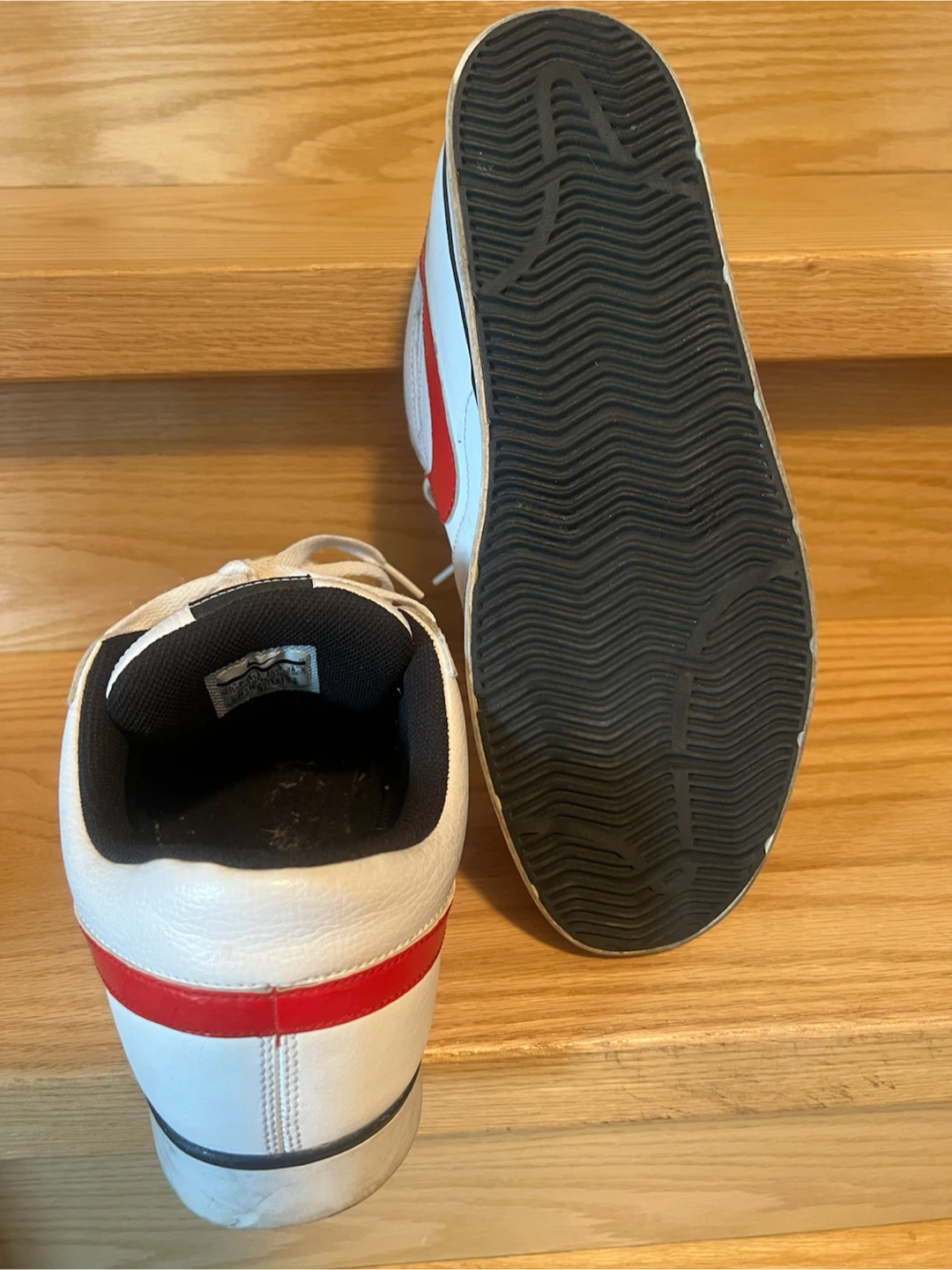 Nike White and Red Sneakers - photo 5