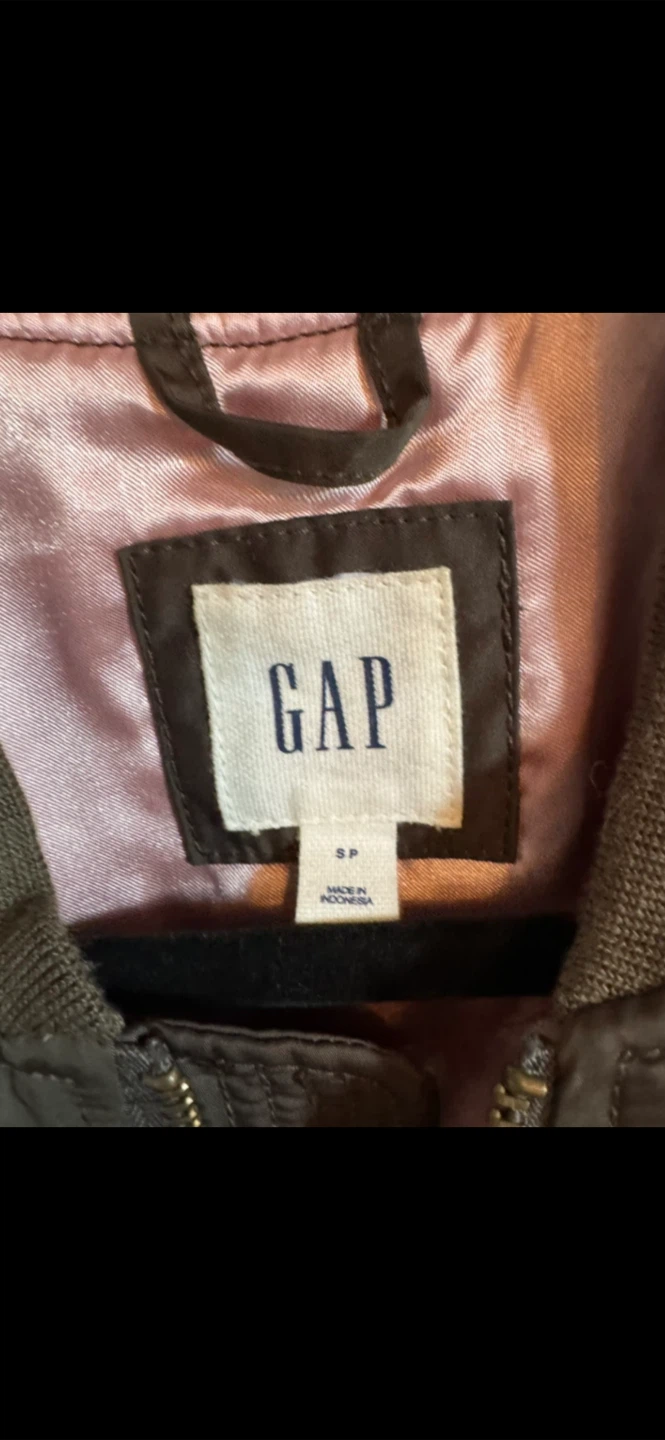 Gap Bomber Jacket Olive Green - photo 3