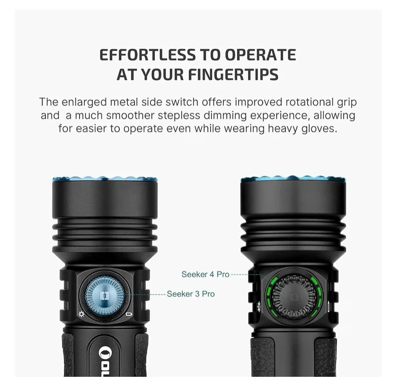 Olight Seeker 4 Pro Rechargeable Flashlight - photo 3
