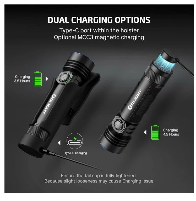 Olight Seeker 4 Pro Rechargeable Flashlight - photo 4