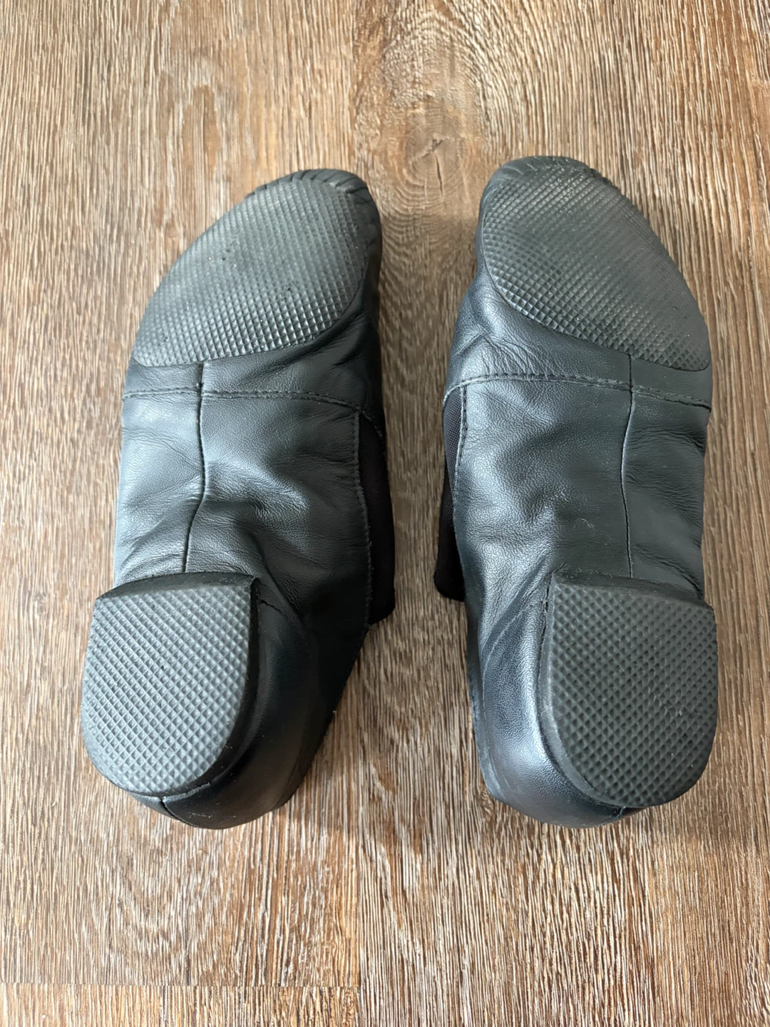 Black Leather Jazz Shoes