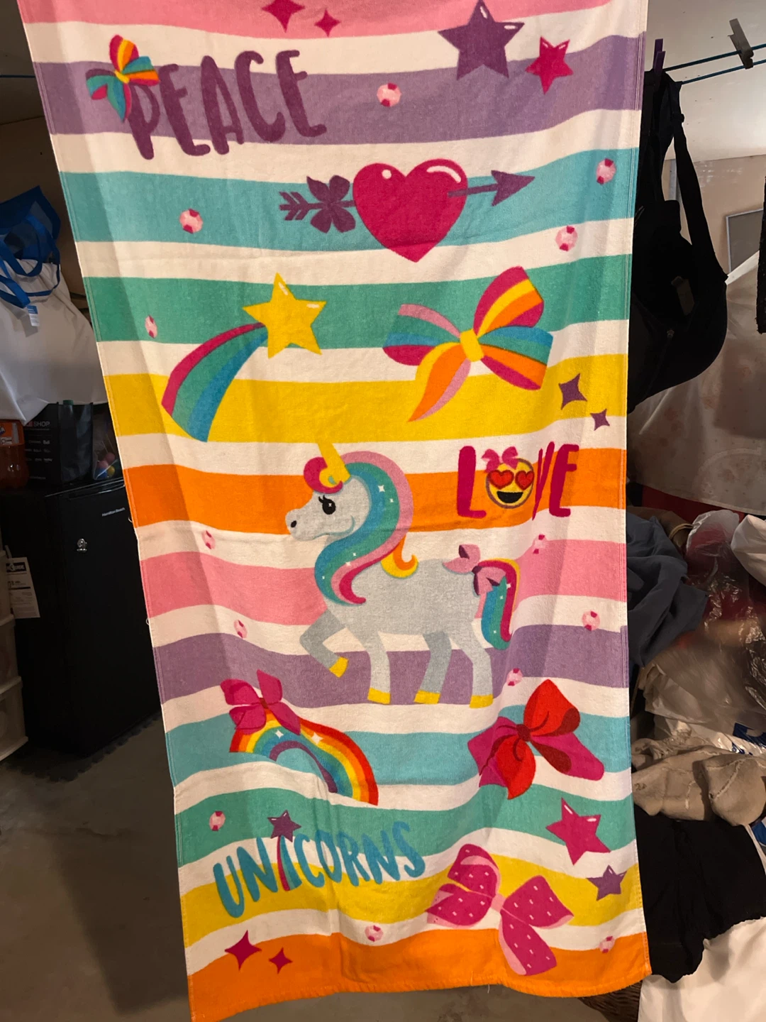 Unicorn Theme Beach Towel