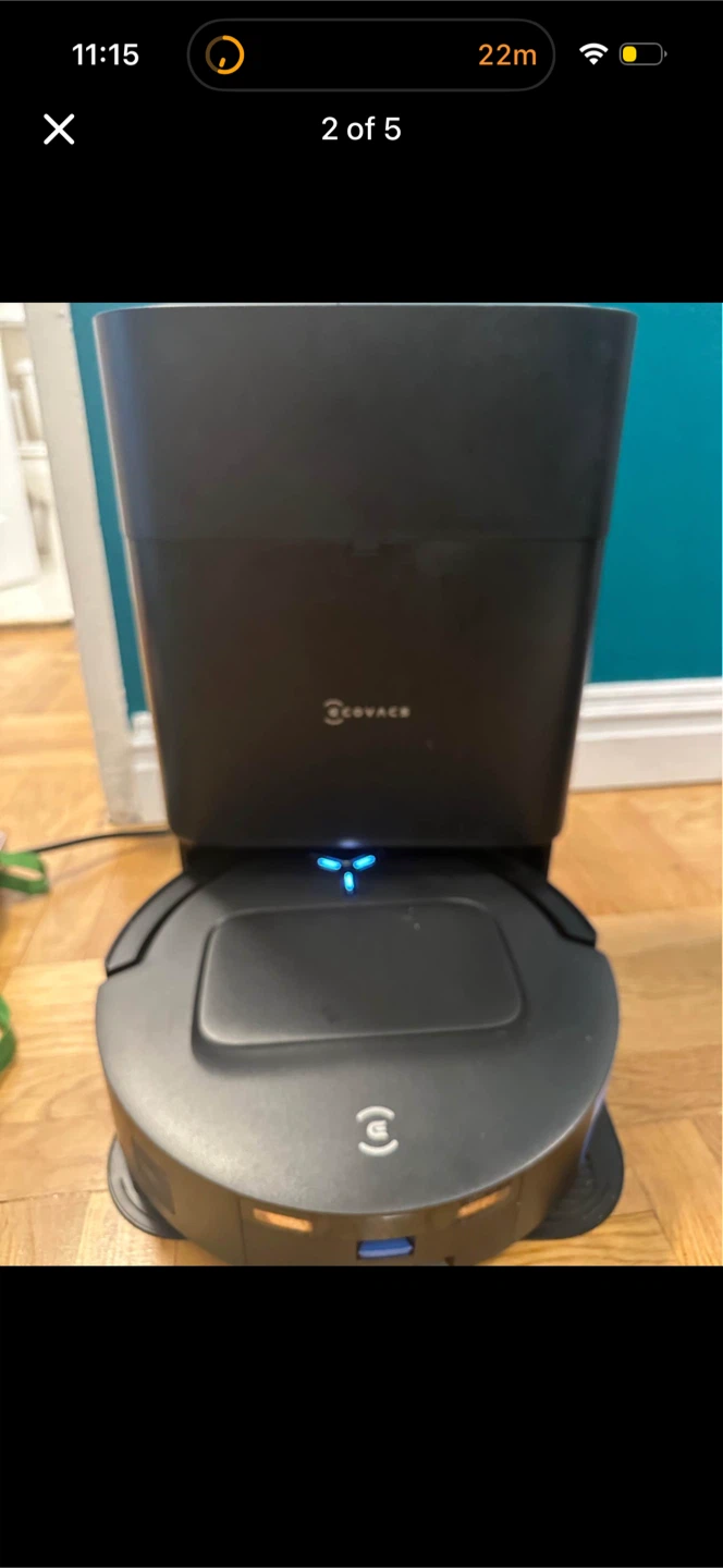 Ecovacs Deebot T80S Omni robot vacuum auto-empty & washing dock - photo 2