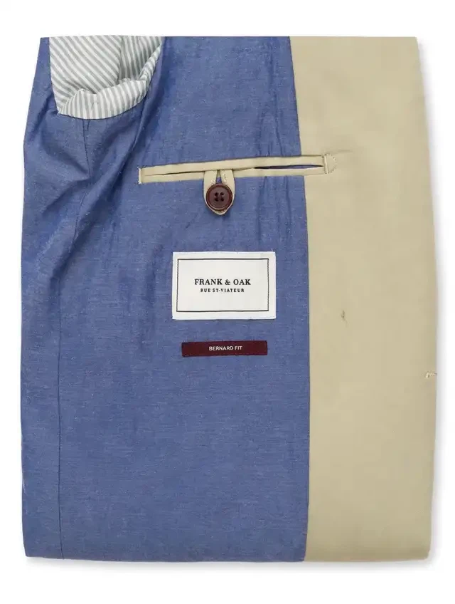 Frank And Oak Men's Suit - Khaki/Tan - Size 32x32 Brand New - photo 3