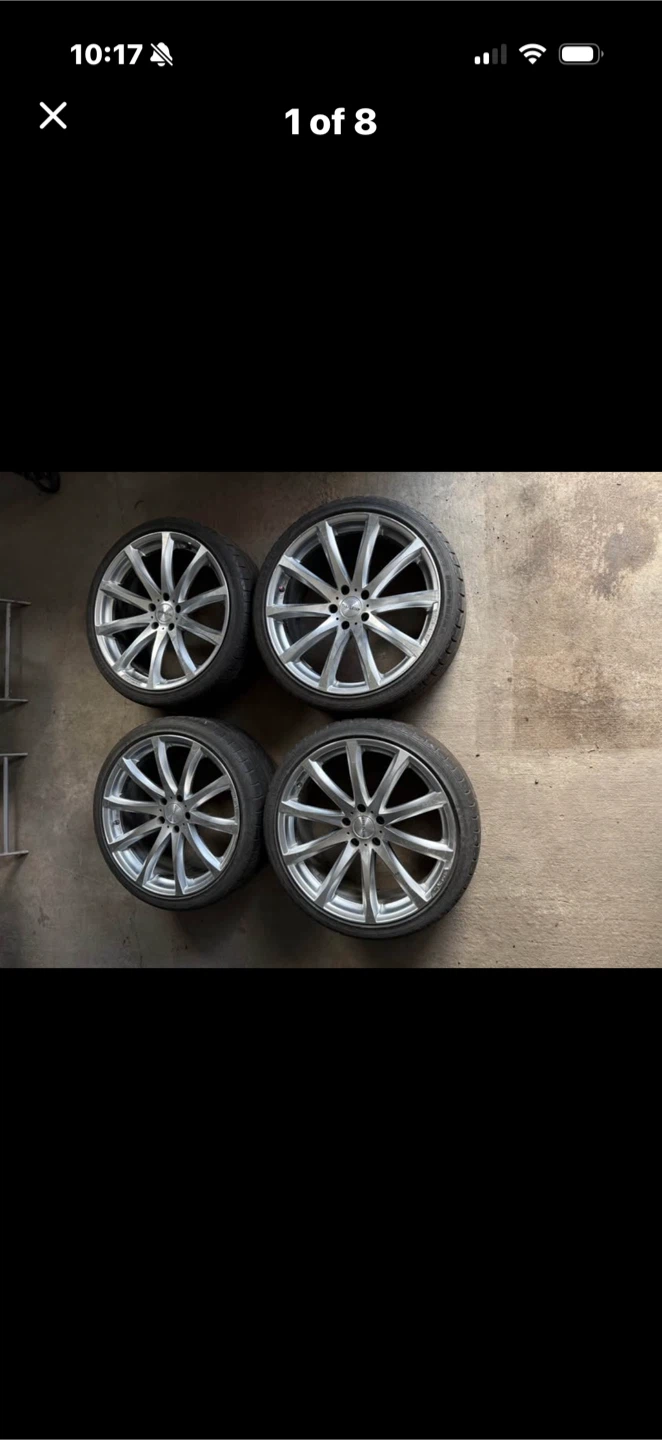 Set of 4 Alloy Wheels 20inch 5x114.3