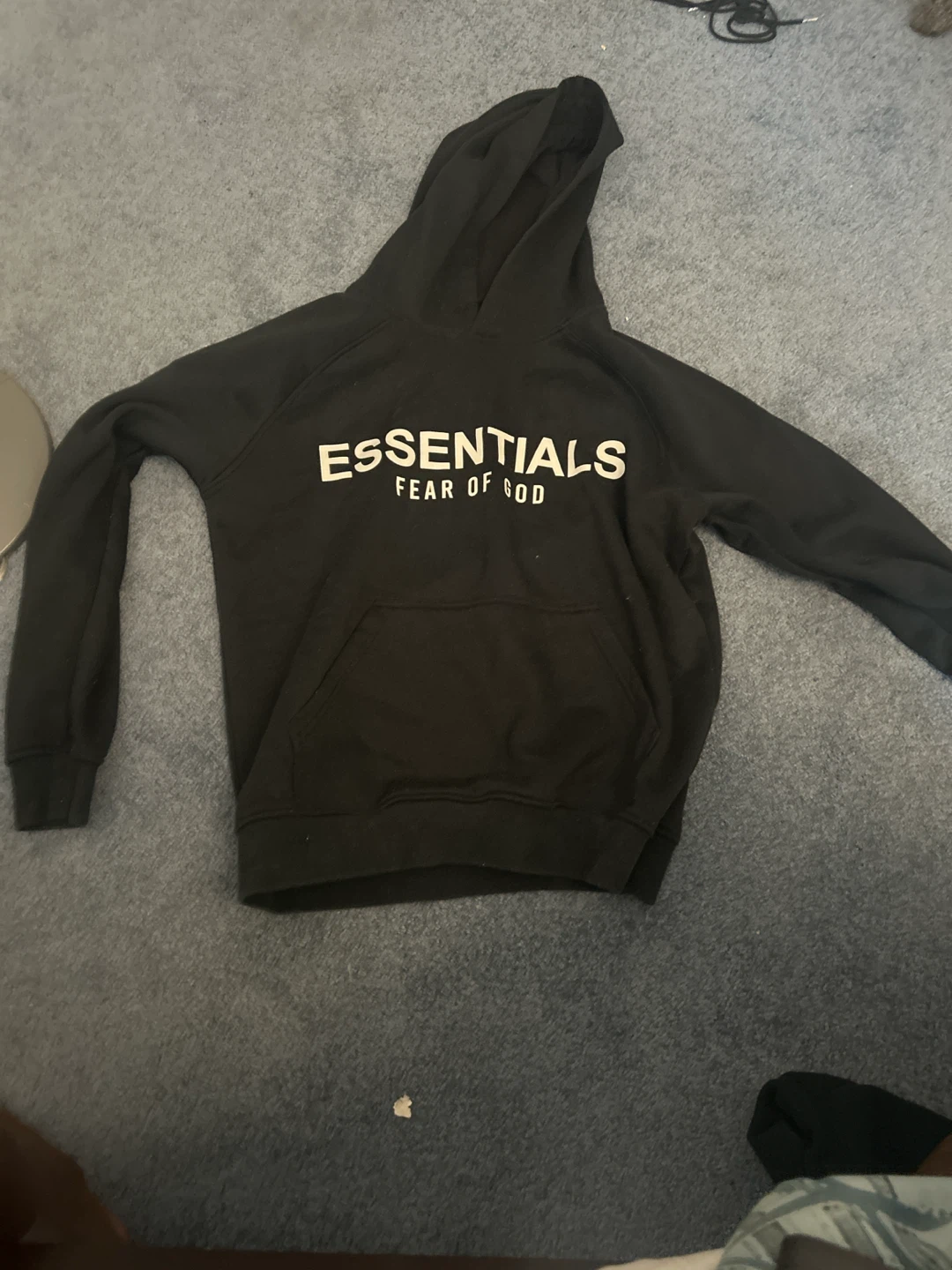 Essentials Fear of God black hoodie