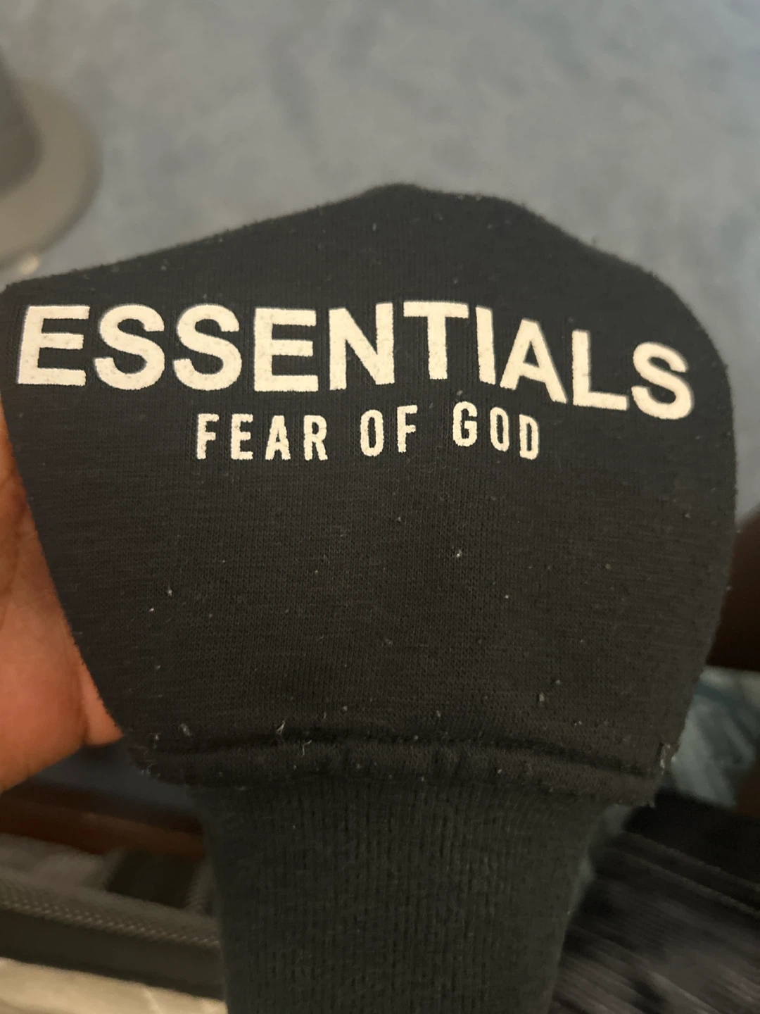 Essentials Fear of God black hoodie - photo 2