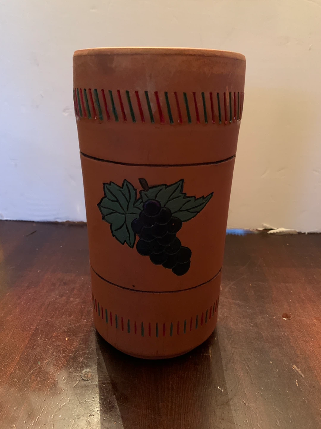 Vintage Terracotta Wine Cooler from Dominican Republic.