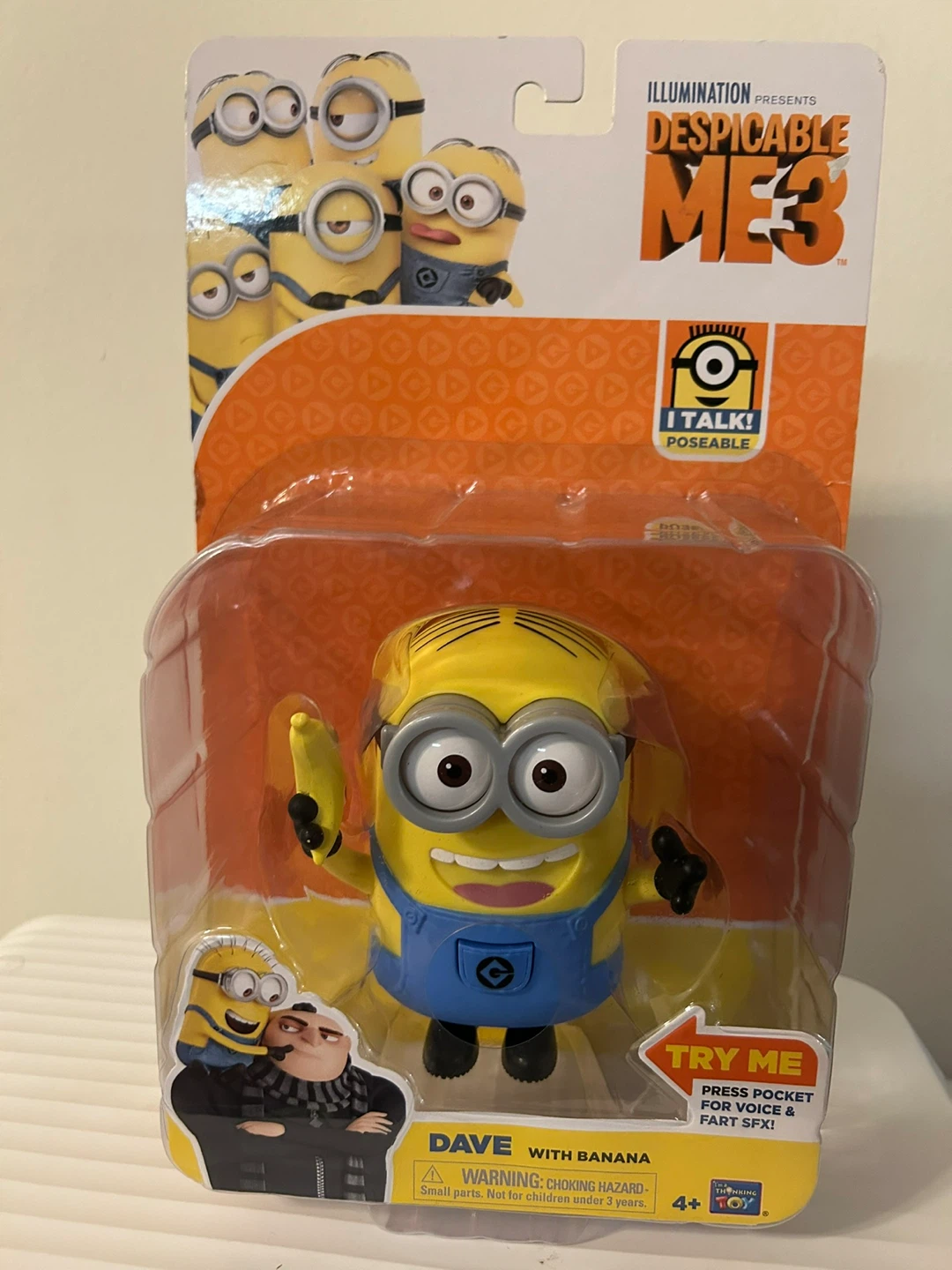 Despicable Me 3 Dave 🏈 with Banana Toy