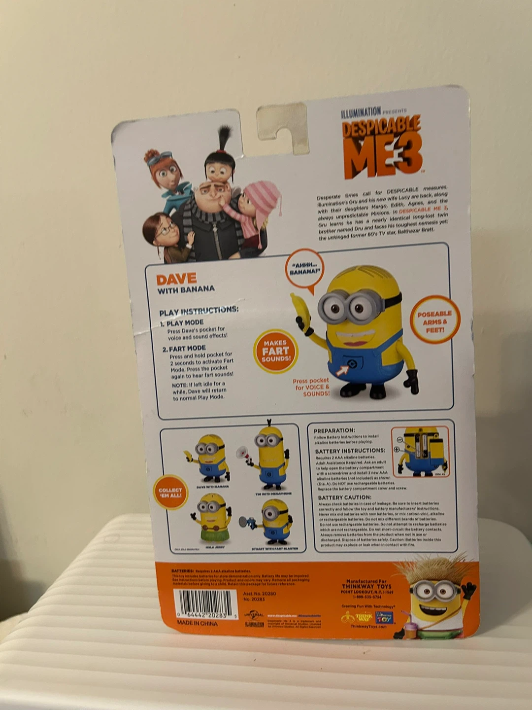 Despicable Me 3 Dave 🏈 with Banana Toy - photo 2