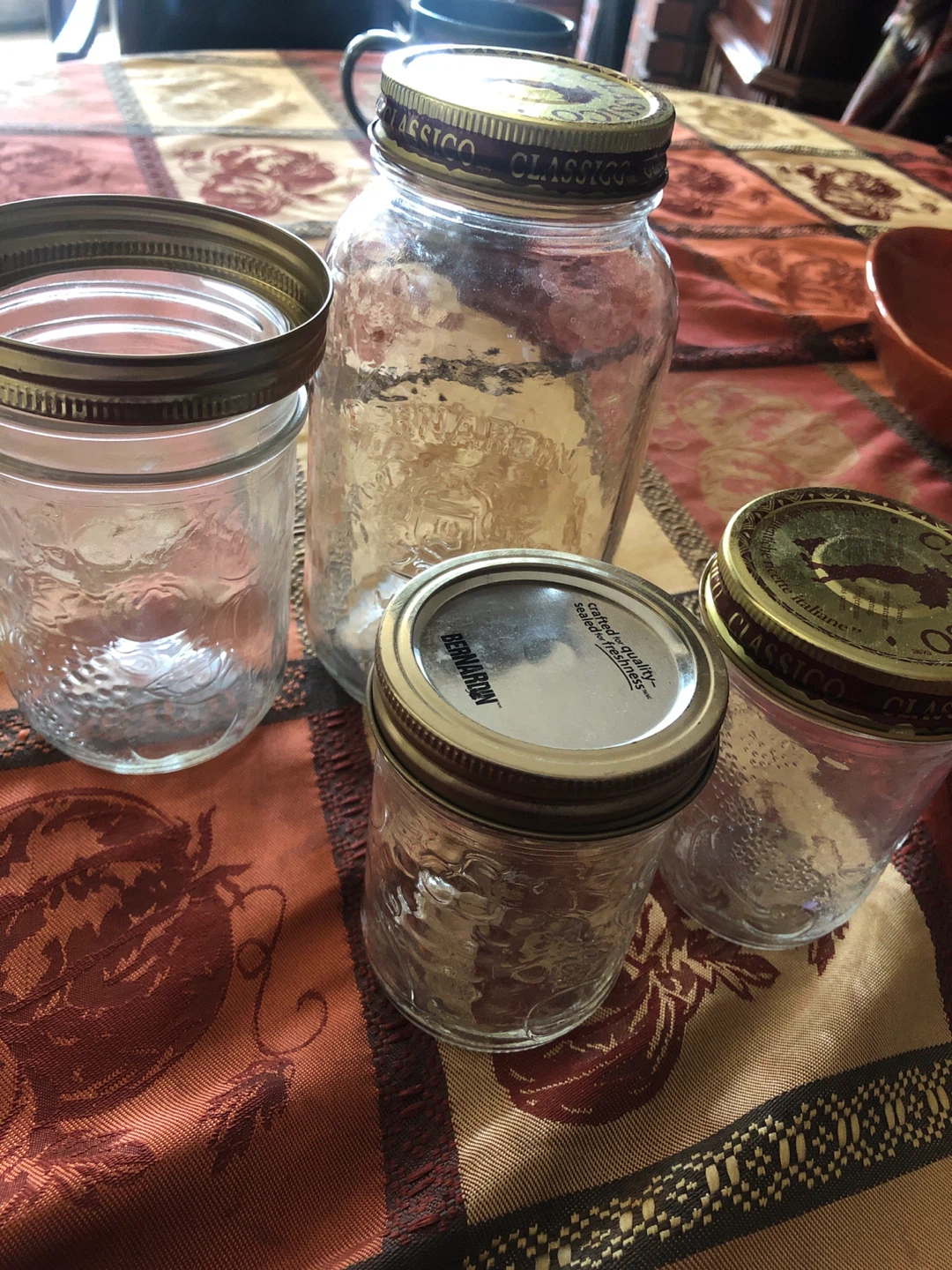 Set of 4 Mason Jars 🏈