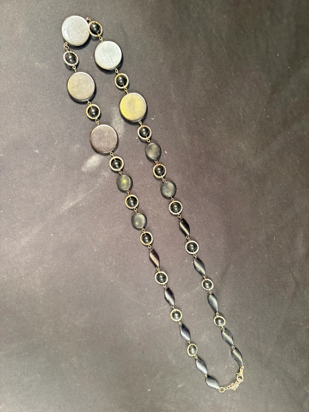 Set of 4 statement beaded necklaces - photo 2