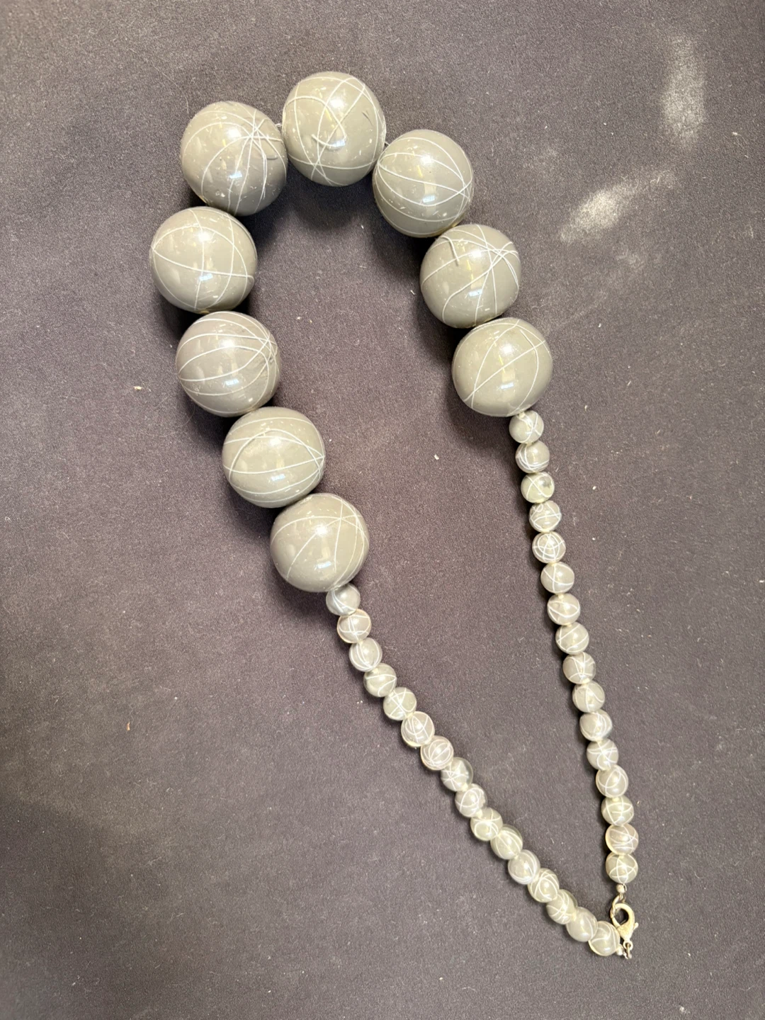 Set of 4 statement beaded necklaces - photo 5