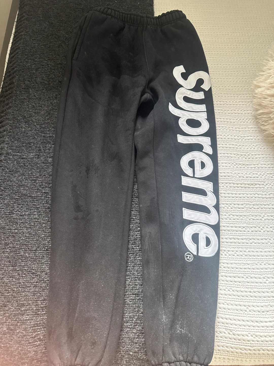 Supreme Black Sweatpants