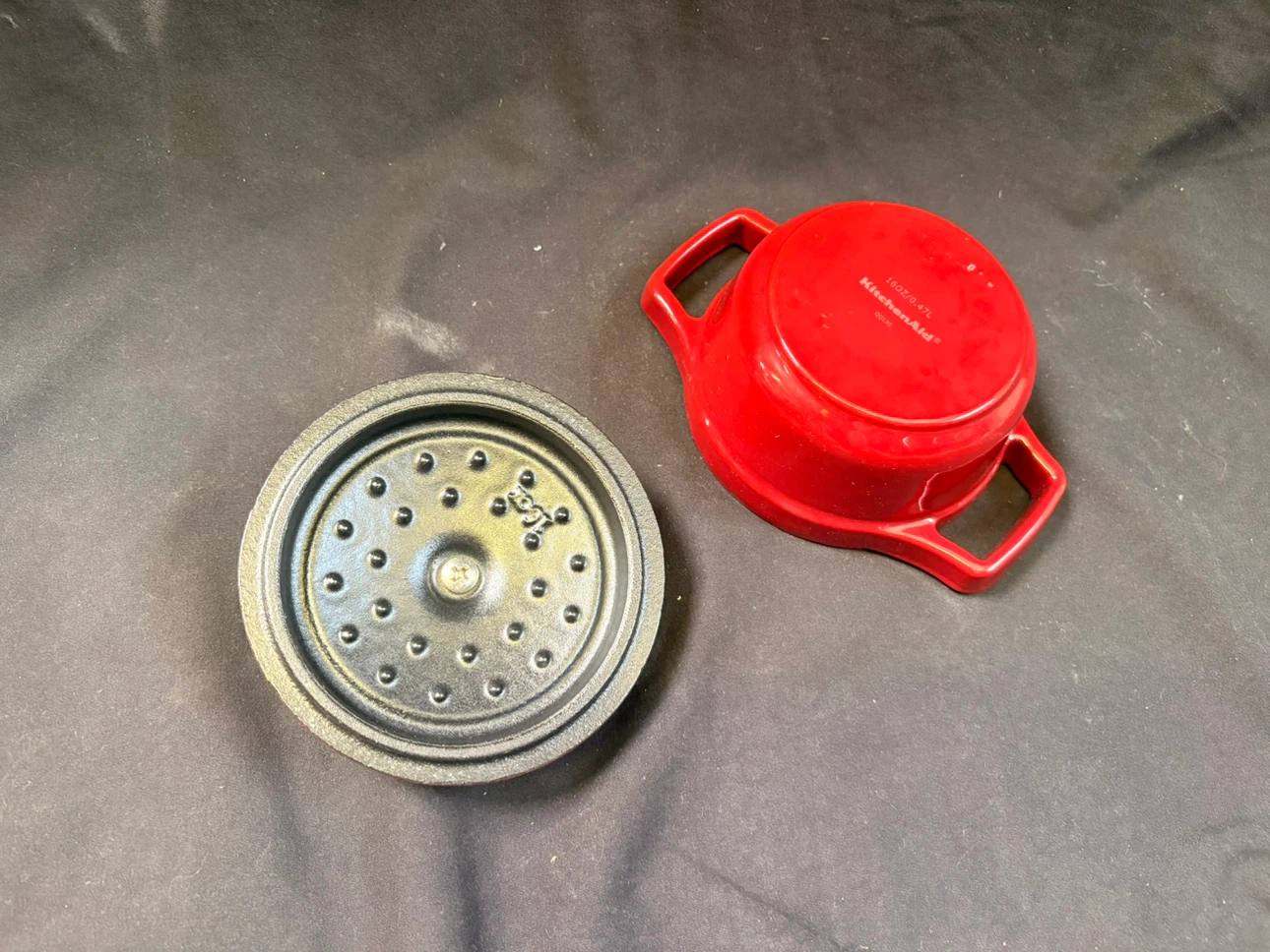 🏈KitchenAid Mini Cast Iron Dutch Oven - photo 5