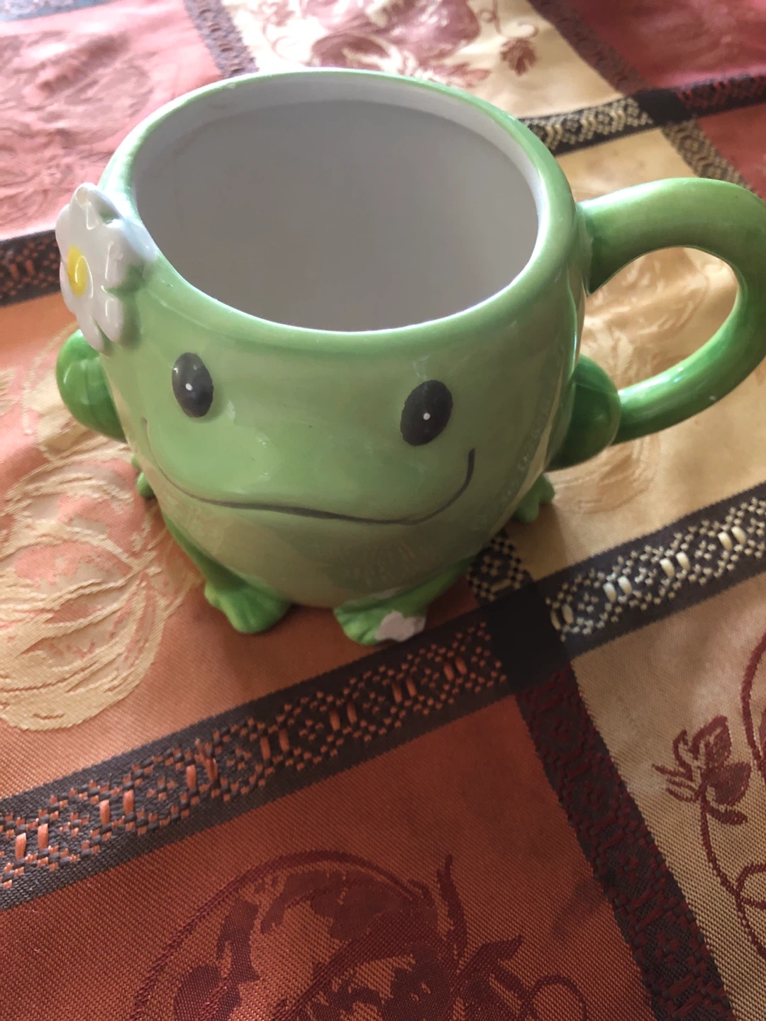 Ceramic Frog Mug 🏈