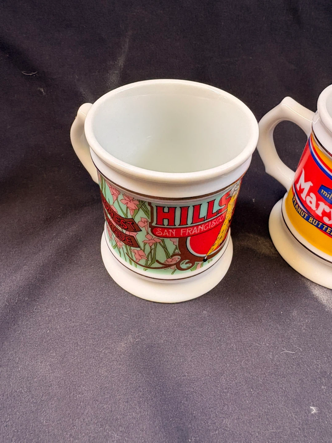 🏈Set of 4 Vintage Advertising Mugs - photo 3