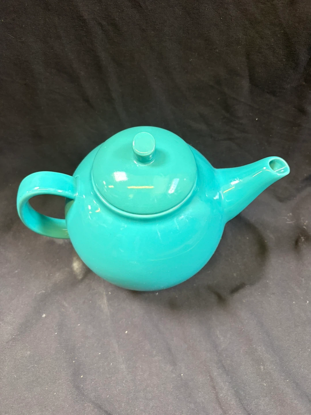 🏈Turquoise Ceramic Teapot - photo 2