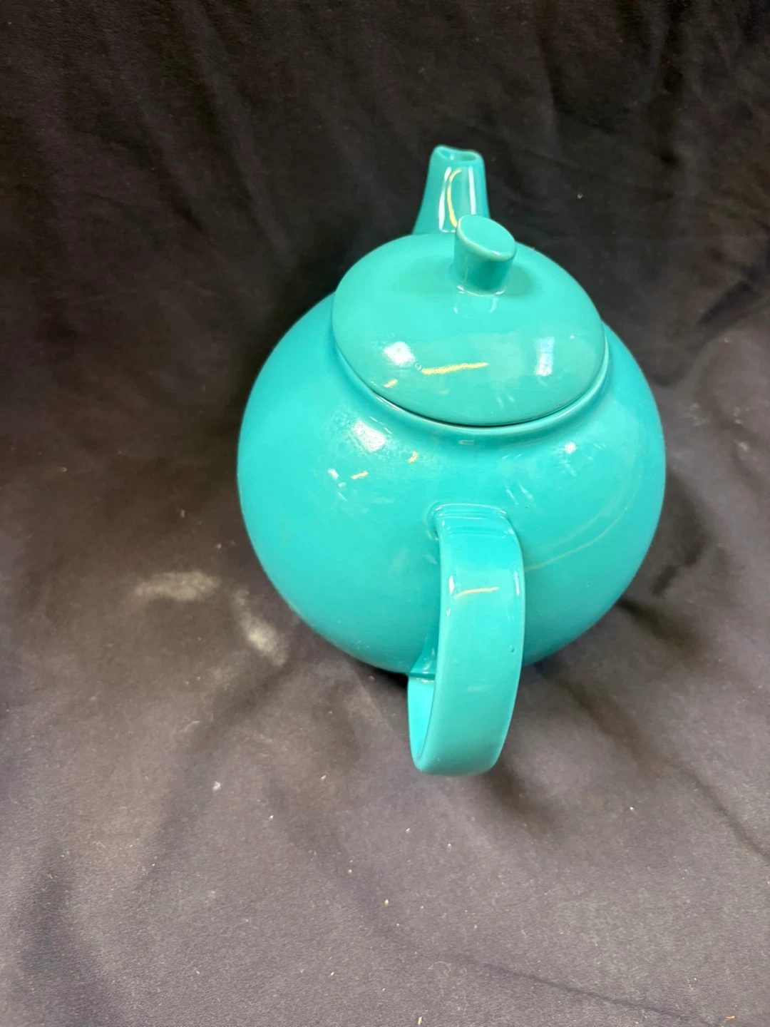 🏈Turquoise Ceramic Teapot - photo 3