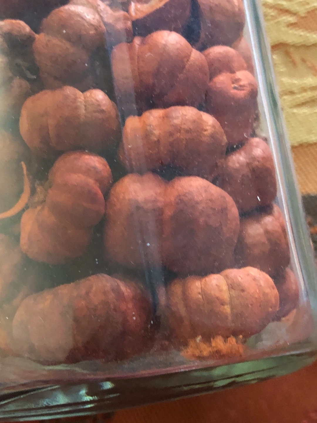Glass Jar with Decorative mini Pumpkins 🏈 - photo 3