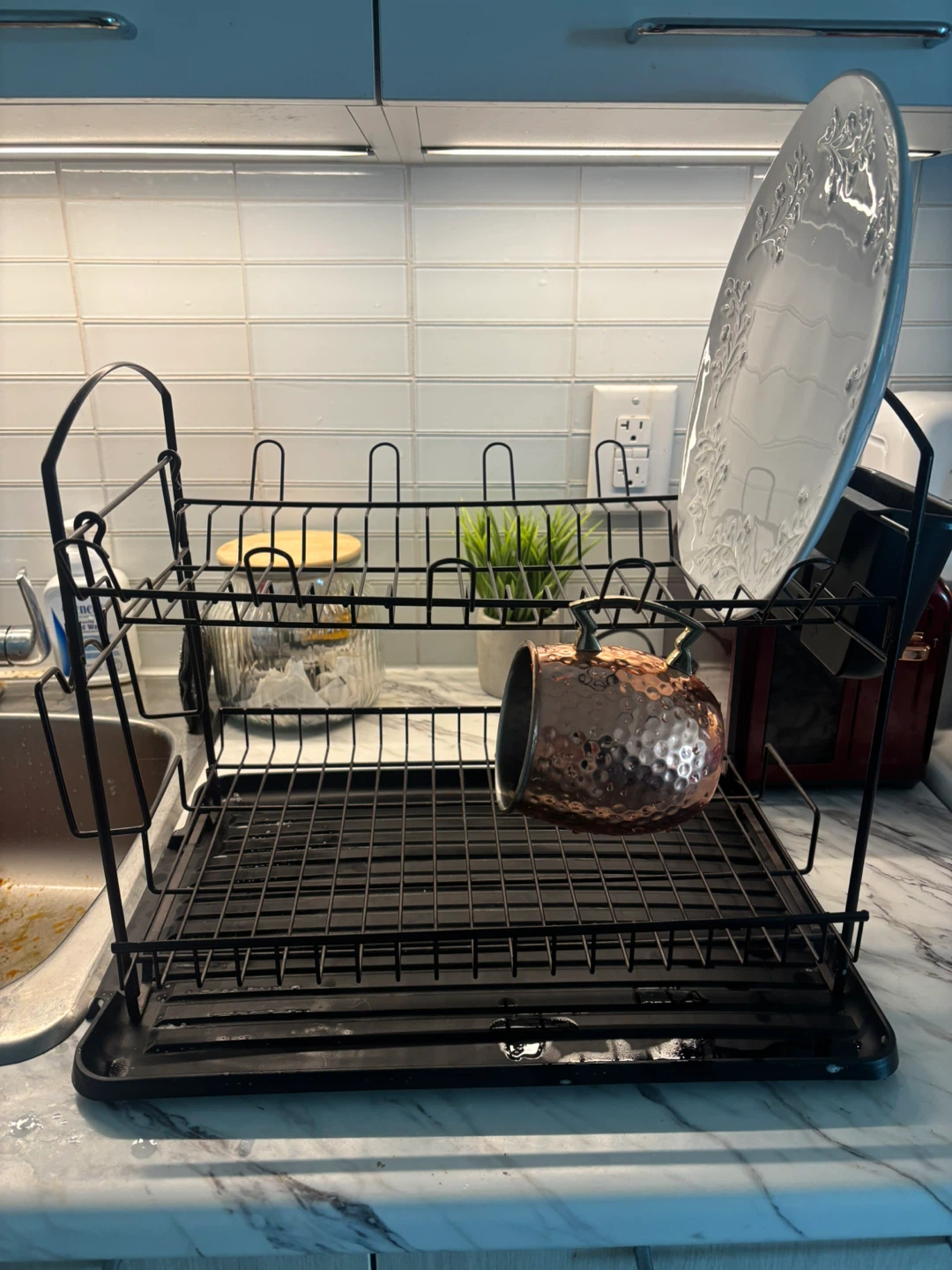Two-Tier Dish Rack