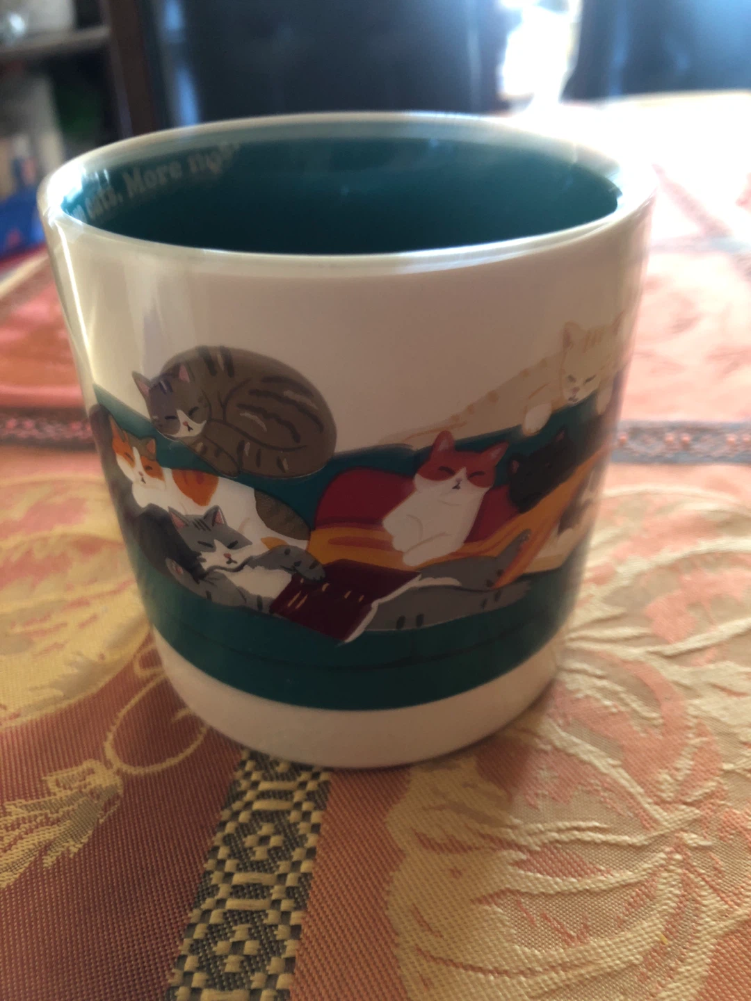 Cat Themed Ceramic Mug 🏈 - photo 2