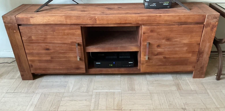 Media stand, solid wood - photo 2