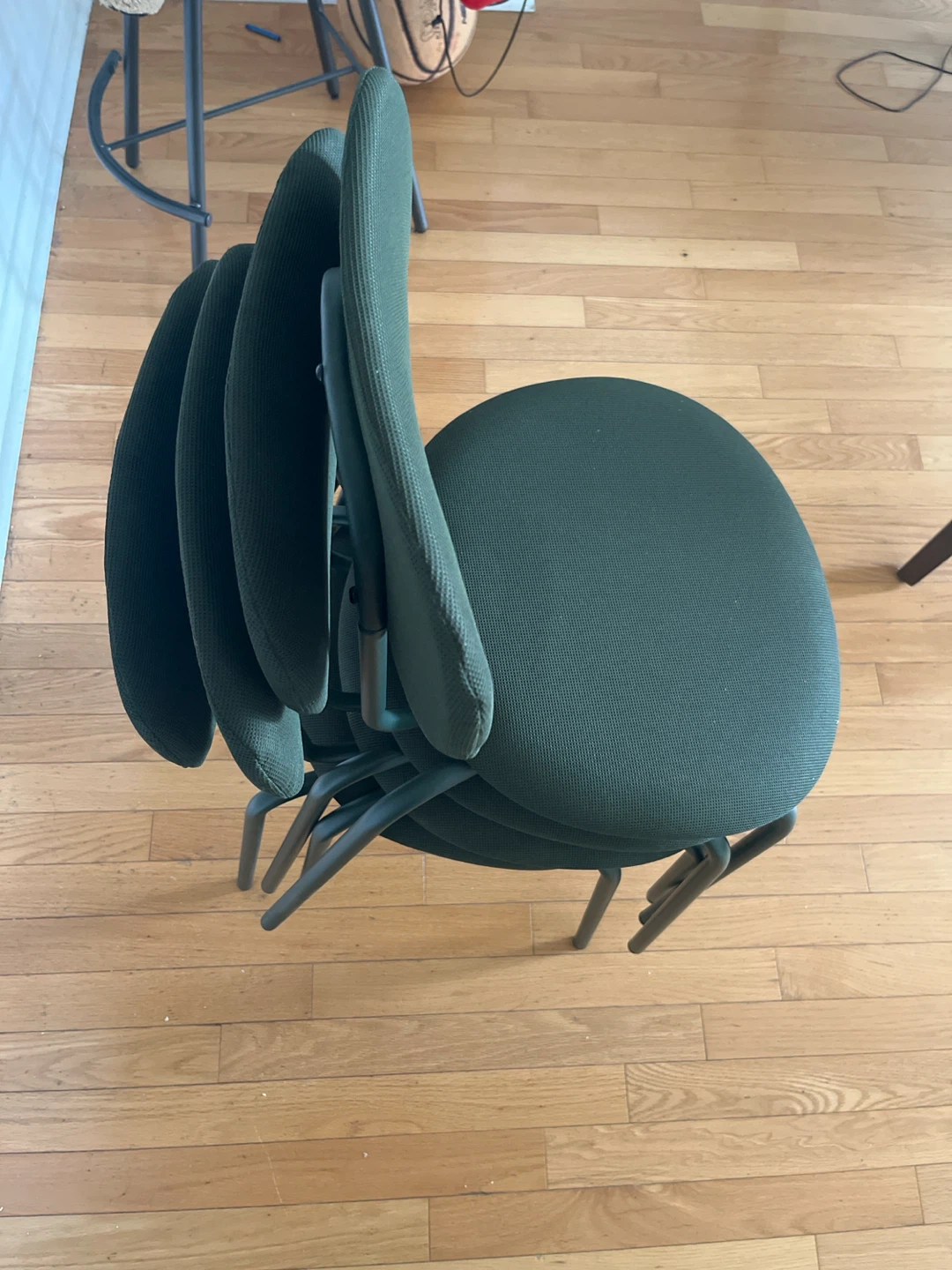 Set of 4 Green Chairs - photo 2