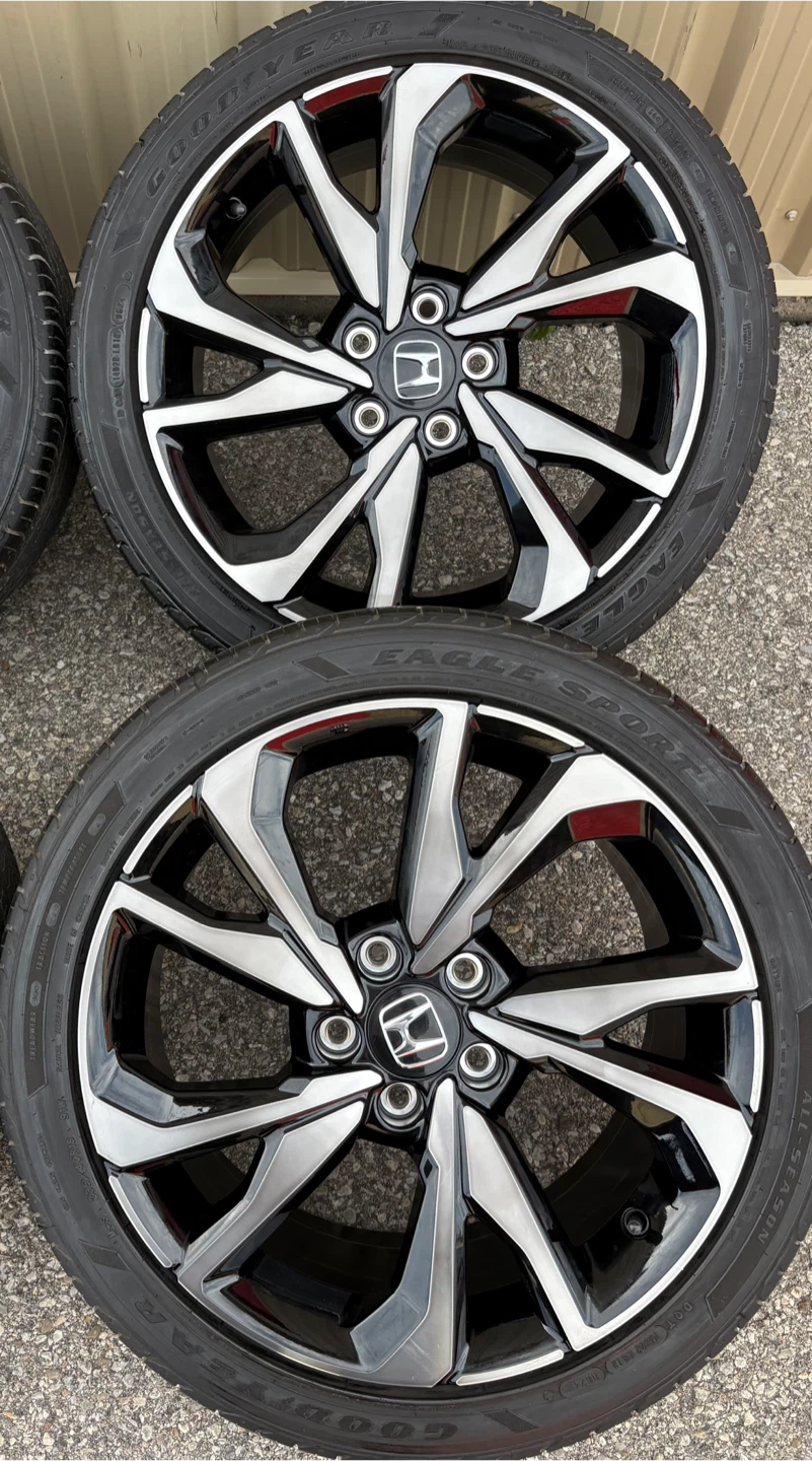 4 x 235/40/18 GOODYEAR TIRES AND OEM HONDA RIMS $1850 - photo 2