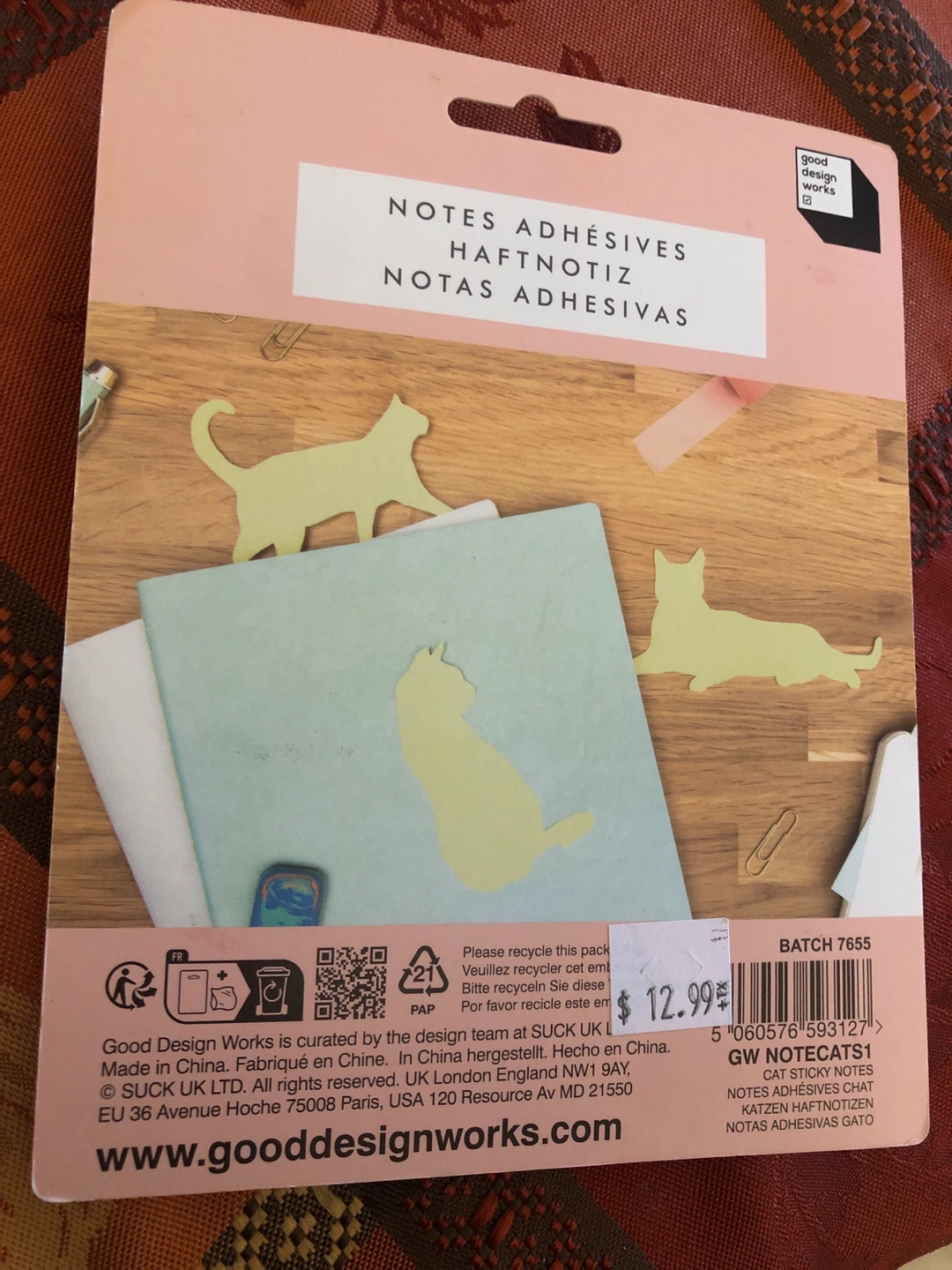 Good Design Works Cat Sticky Notes 🏈 - photo 2