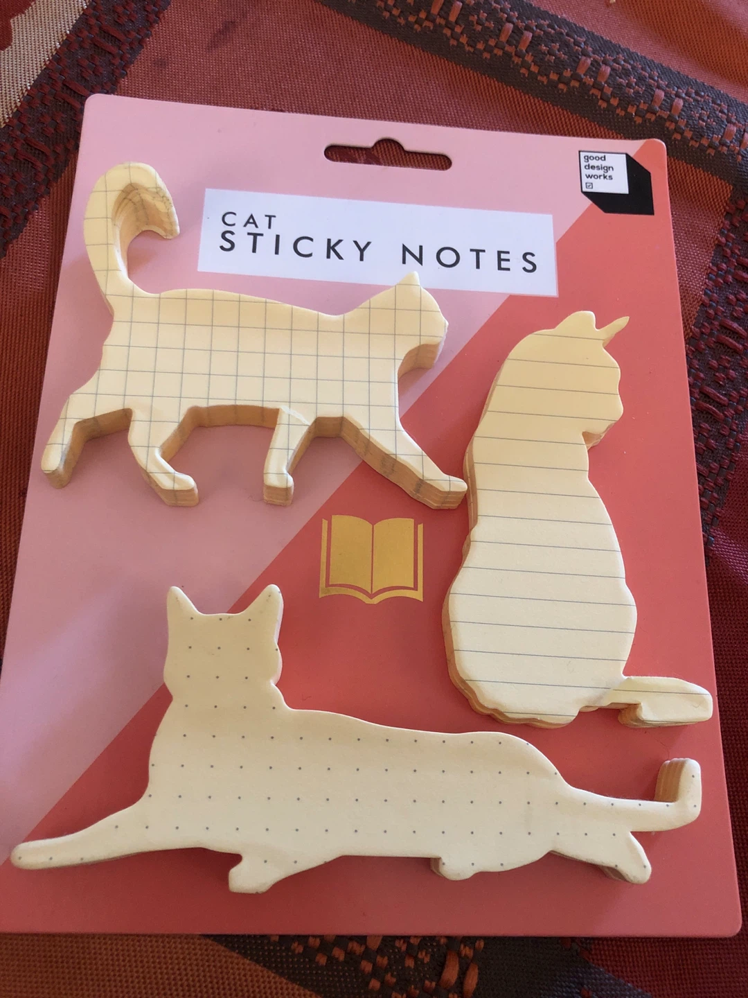 Good Design Works Cat Sticky Notes 🏈