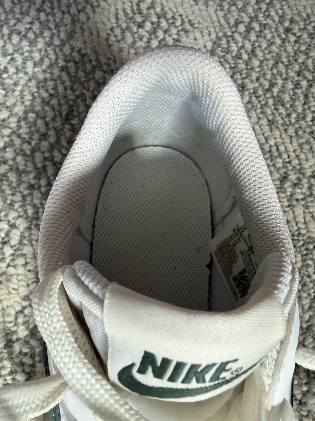 Nike Blazer Low White and Green - photo 3