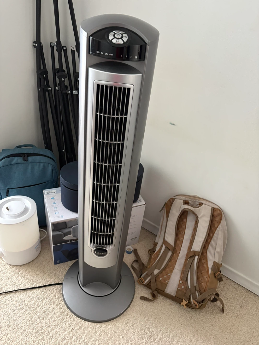 Lasko Grey Tower Fan