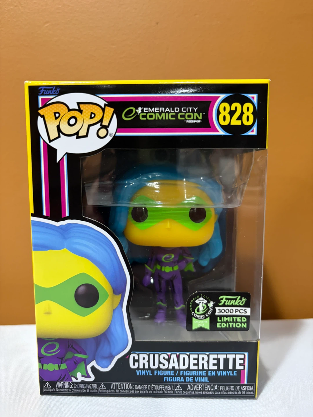 Crusaderette (Blacklight) Funko Pop! #828 - ECCC 3000 PCS