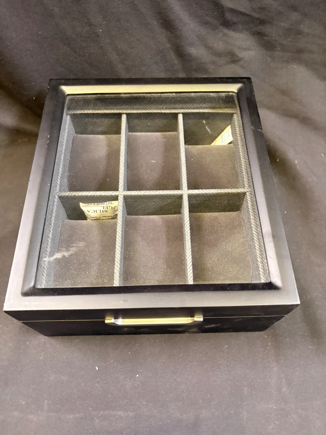 🏈Black Watch Storage Box with Glass Lid