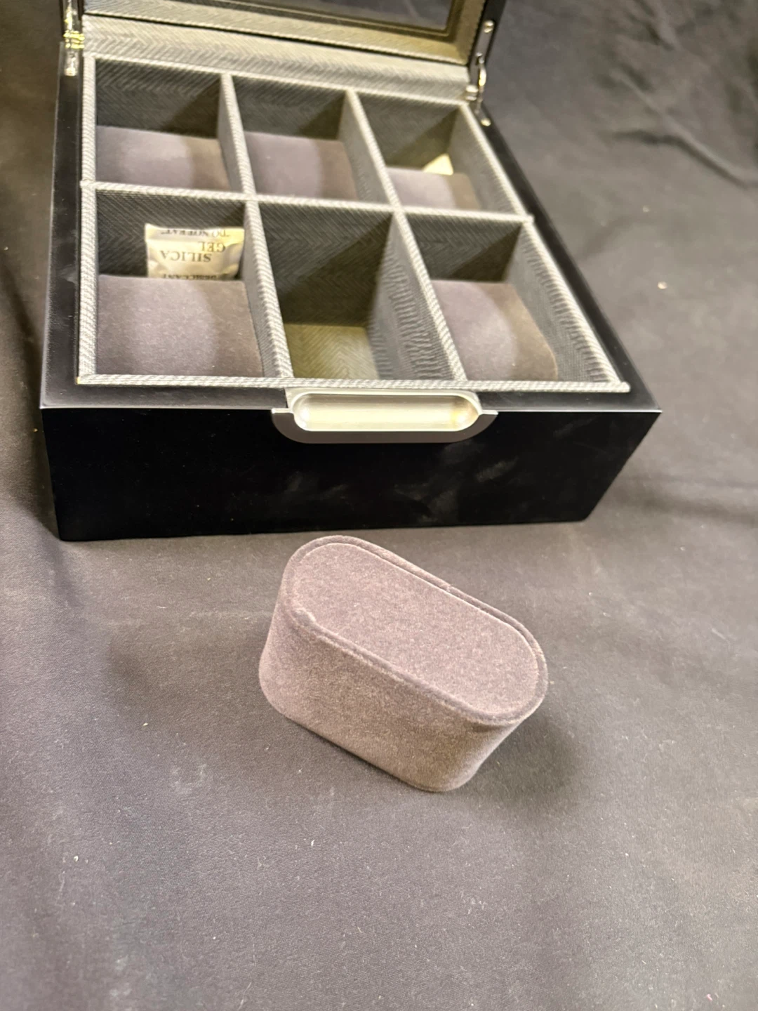 🏈Black Watch Storage Box with Glass Lid - photo 5