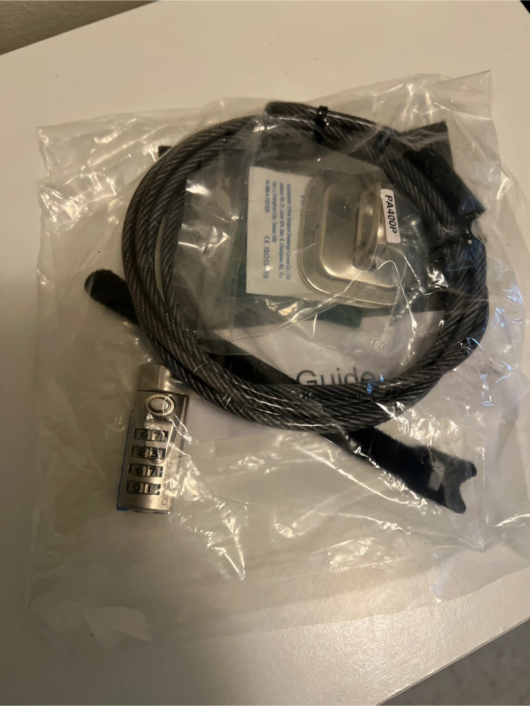 New-Targus Defcon CL Serialized Combo Cable Lock - photo 2