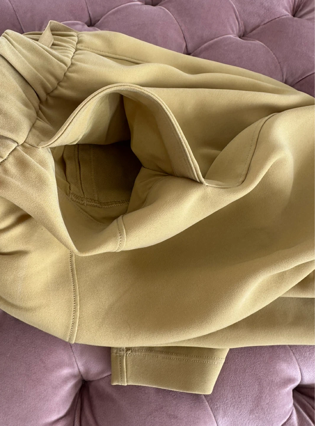 Lululemon Mustard Yellow Joggers Size 0 - photo 3