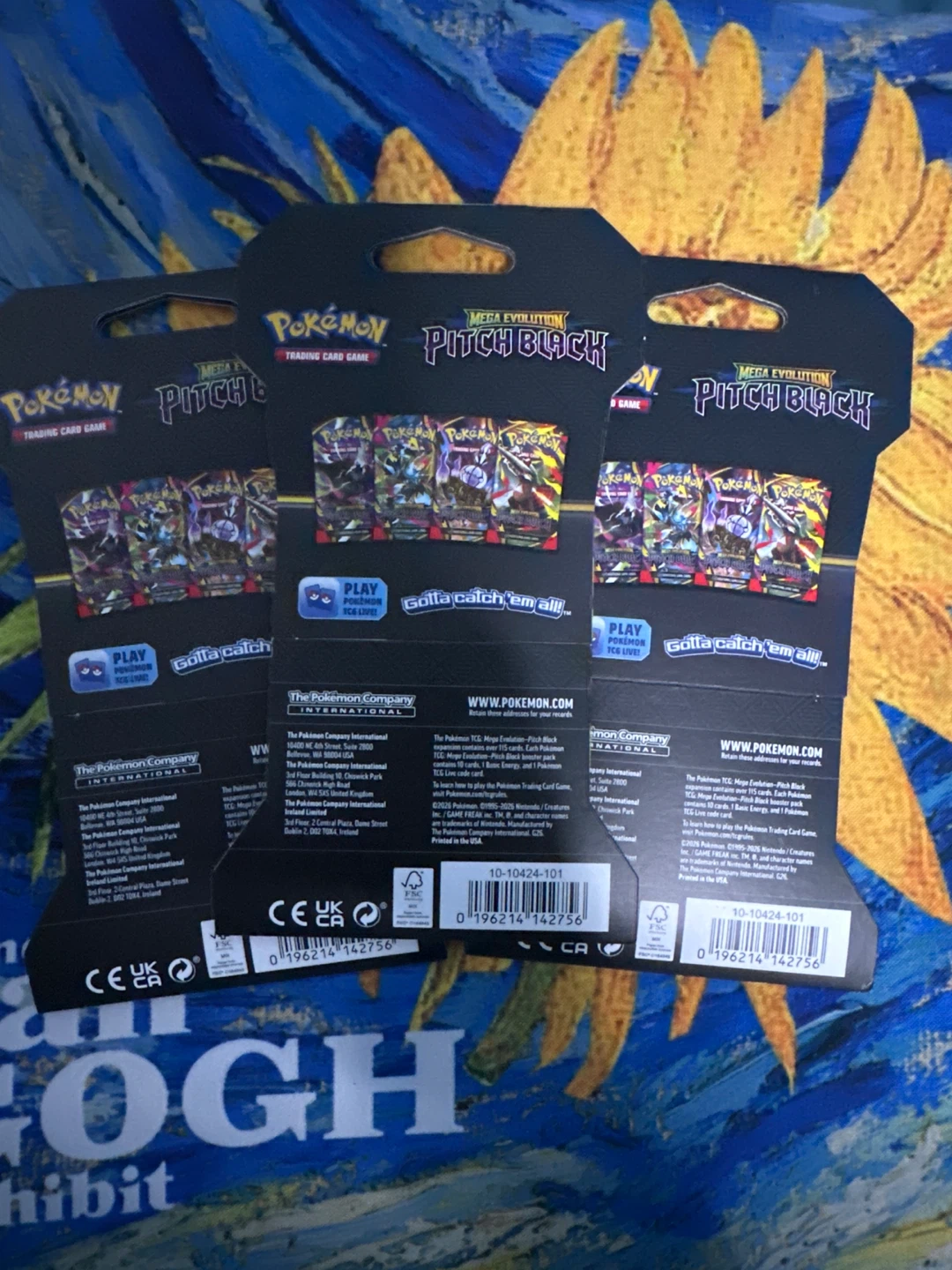 🏈 Pokemon TCG Mega Evolution Pitch Black Booster Packs - photo 2