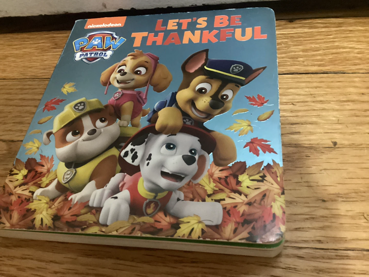 🏈 Paw Patrol Let's Be Thankful Board Book