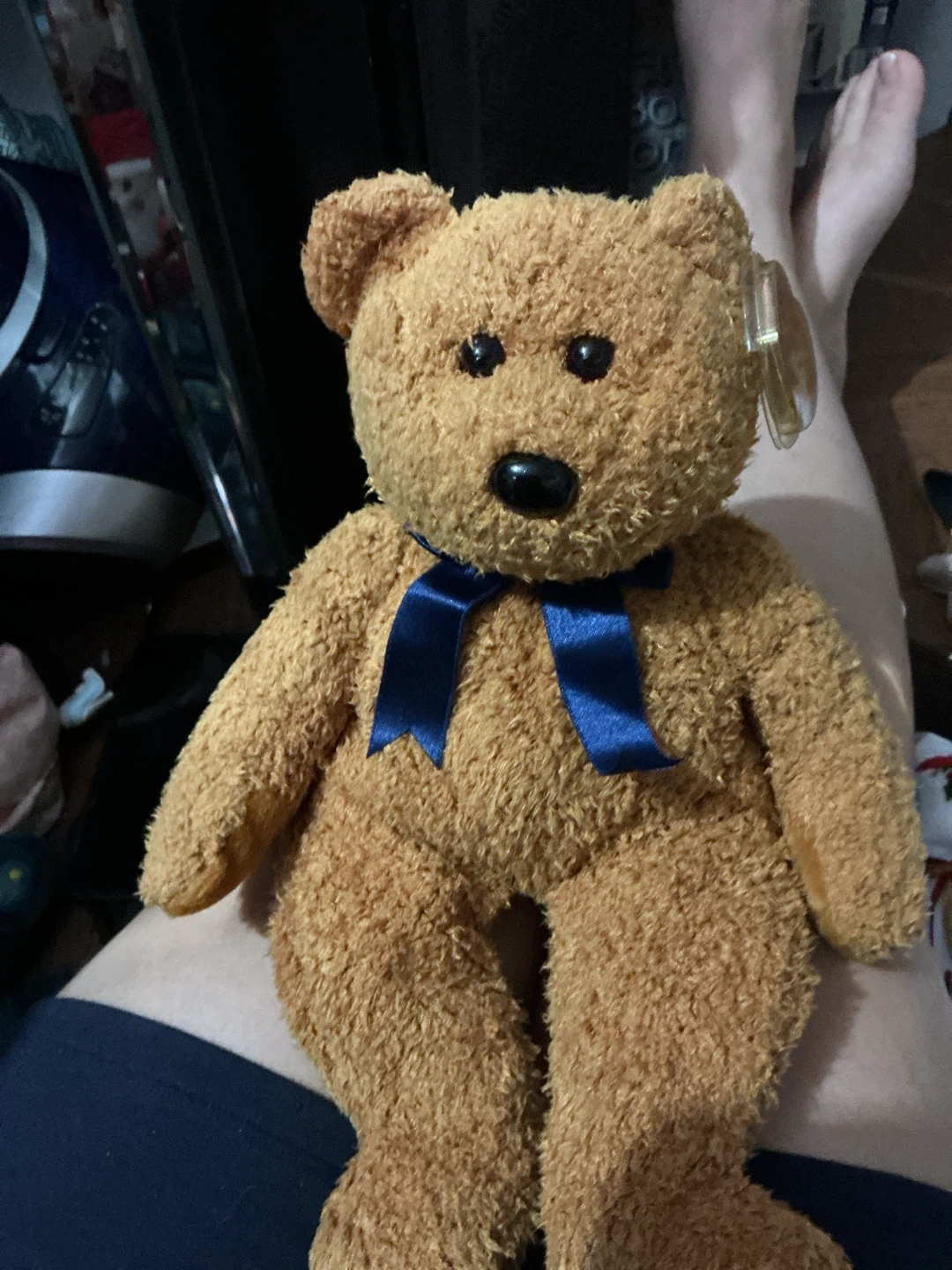 Ty Beanie Baby Teddy Bear 🏈