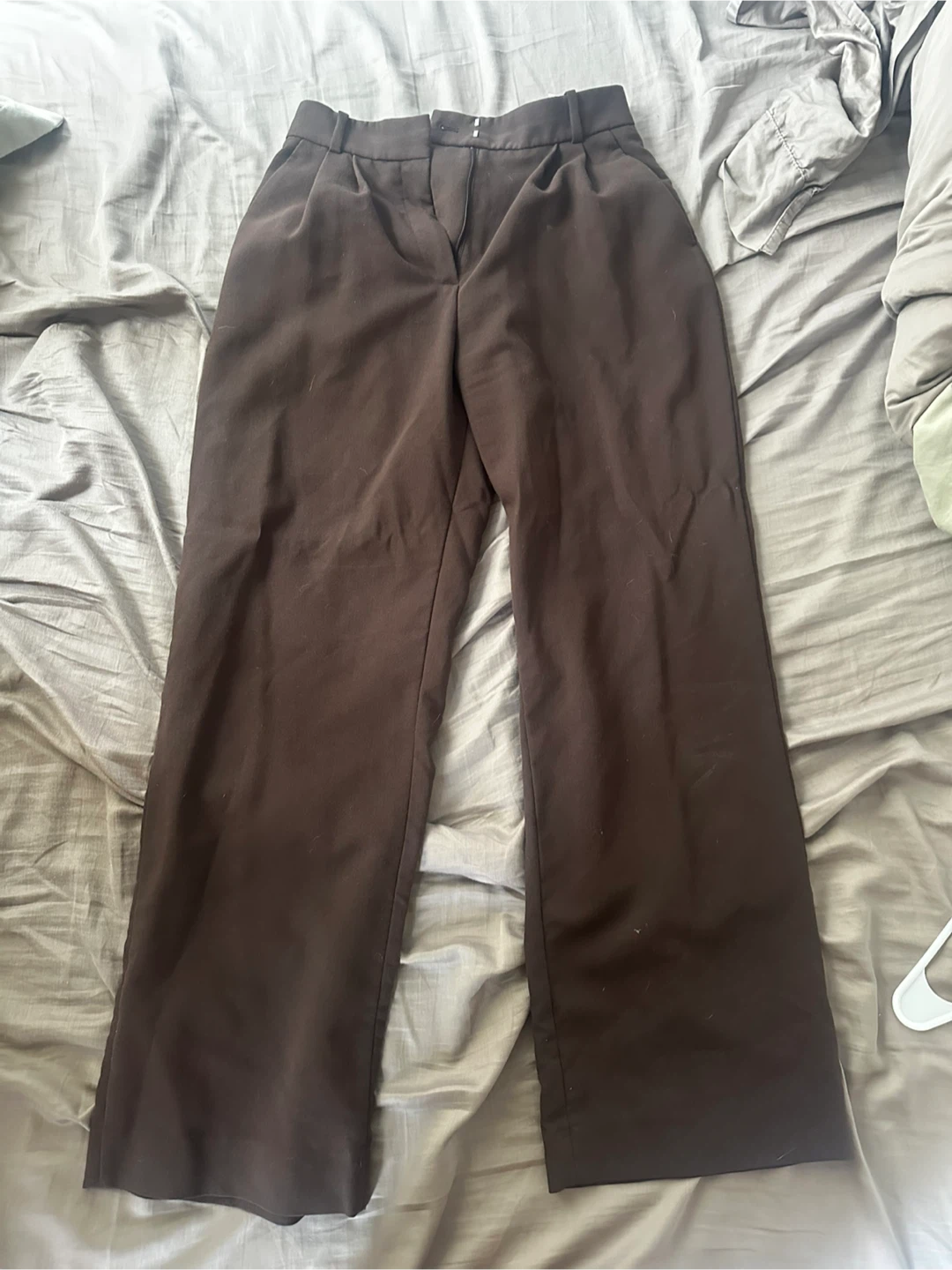 Abercrombie & Fitch Sloane Tailored Pants Brown