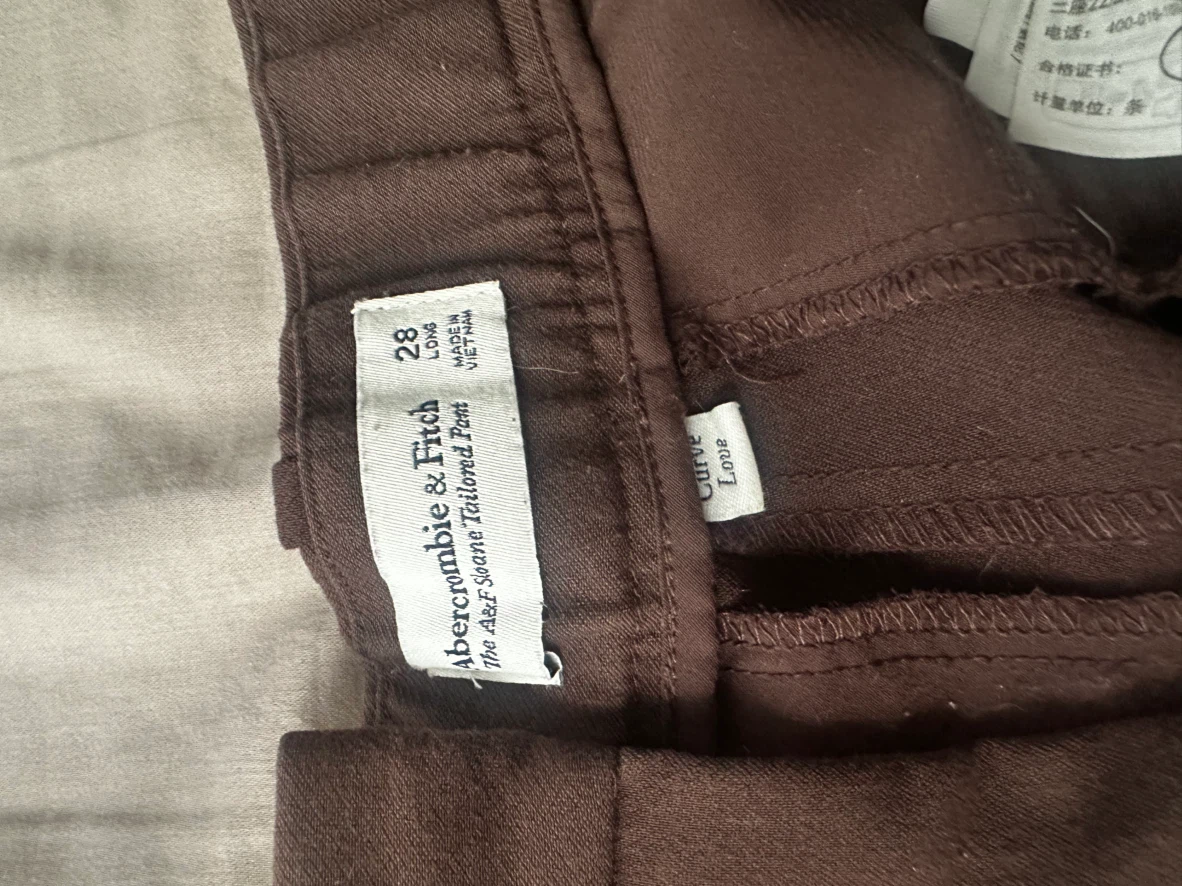 Abercrombie & Fitch Sloane Tailored Pants Brown - photo 2